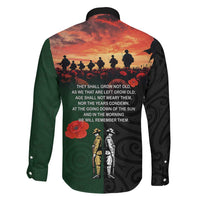 New Zealand and Australia ANZAC Day Family Matching Mermaid Dress and Hawaiian Shirt Lest We Forget Indigenous and Maori Pattern LT03 - Polynesian Pride