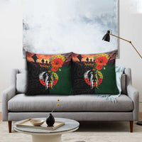 New Zealand and Australia ANZAC Day Pillow Cover Lest We Forget Indigenous and Maori Pattern