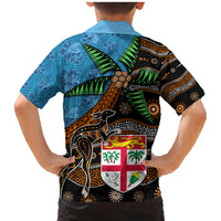 Fiji and Australia Family Matching Mermaid Dress and Hawaiian Shirt Fijian and Aboriginal mix Culture