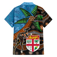 Fiji and Australia Family Matching Summer Maxi Dress and Hawaiian Shirt Fijian and Aboriginal mix Culture LT03 - Polynesian Pride