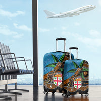 Fiji and Australia Luggage Cover Fijian and Aboriginal mix Culture