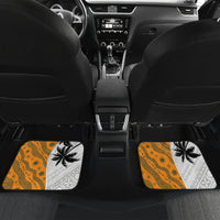 Custom Fiji and Australia Rugby Car Mats Tapa Mix Aboriginal Pattern Half Style