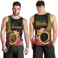 Vanuatu Independence Day Men Tank Top Sand Drawing Melanesian Vibes