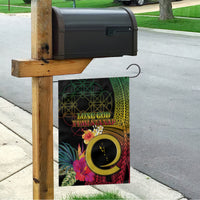 Vanuatu Selebretem 44th Indipendens Dei Garden Flag Sand Drawing Melanesian Vibes