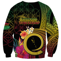 Vanuatu Selebretem 44th Indipendens Dei Sweatshirt Sand Drawing Melanesian Vibes