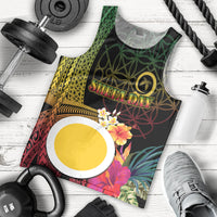 Vanuatu Shefa Day Men Tank Top Sand Drawing Melanesian