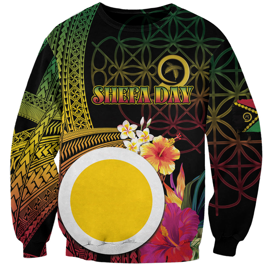 Vanuatu Shefa Day Sweatshirt Sand Drawing Melanesian