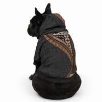Samoa Siapo Motif and Tapa Pattern Half Style Pet Hoodie LT03 - Polynesian Pride