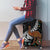 New Zealand Fern and Australia Emu Luggage Cover Aboriginal Mix Maori Pattern