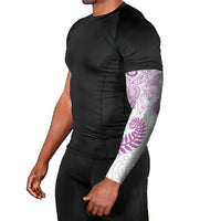 Aotearoa Maori Sea Animals Tribal Arm Sleeves Manta Ray and Shark Moko Pattern Pink Color