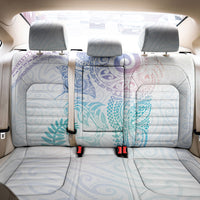 Aotearoa Maori Sea Animals Tribal Back Car Seat Cover Manta Ray and Shark Moko Pattern Sweet Pastel