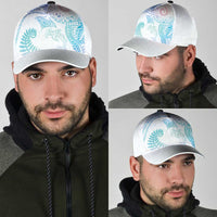Aotearoa Maori Sea Animals Tribal Classic Cap Manta Ray and Shark Moko Pattern Sweet Pastel