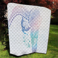 Hawaiian Manta Ray Tribal Quilt Polynesian Art Motifs Sweet Pastel