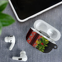 Maori Tukutuku AirPods Case with Ferns Pohutukawa and Kowhai Tribal Moko Patterns