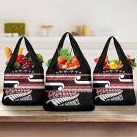 New Zealand Christmas Grocery Bag Funny Santa Claus Haka Dance with Tukutuku