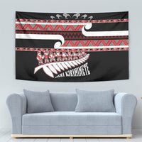 New Zealand Christmas Tapestry Funny Santa Claus Haka Dance with Tukutuku