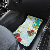 Japanese and Hawaiian Culture Fusion Car Mats Irezumi with Turtles and Lei Kakau Pattern Fresh Vibe LT03 - Polynesian Pride