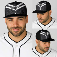 Custom Aotearoa Rugby Baseball Net Cap Maori Tribal Motifs Stripes-Sporty Style LT03 - Polynesian Pride