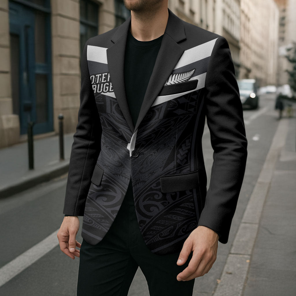 Aotearoa Rugby Custom Blazer Maori Tribal Motifs Stripes-Sporty Style LT03 - Polynesian Pride