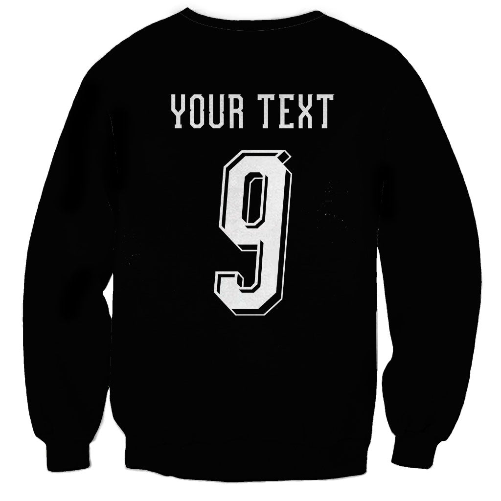 Aotearoa Rugby Custom Sweatshirt Maori Tribal Motifs Stripes-Sporty Style LT03 - Polynesian Pride