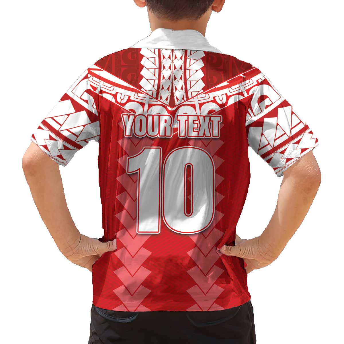 Custom Tahiti Football Polynesian Pattern Family Matching Off The Shoulder Long Sleeve Dress and Hawaiian Shirt LT03 - Polynesian Pride