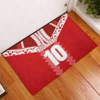 Custom Tahiti Football Polynesian Pattern Rubber Doormat