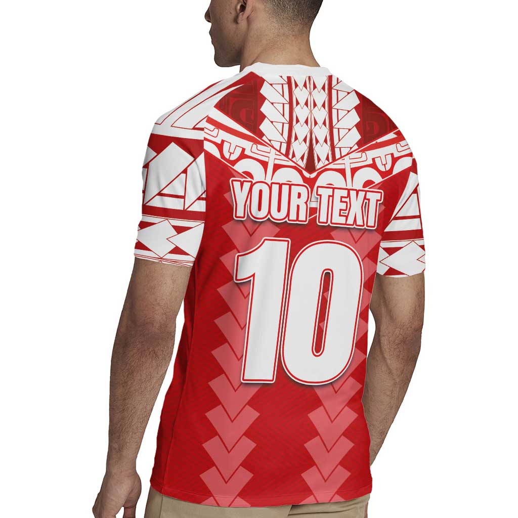 Custom Tahiti Football Polynesian Pattern Rugby Jersey