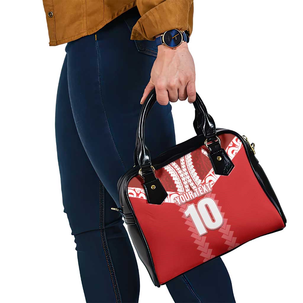 Custom Tahiti Football Polynesian Pattern Shoulder Handbag