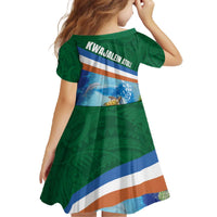 Marshall Islands Kwajalein Atoll Family Matching Off The Shoulder Long Sleeve Dress and Hawaiian Shirt Polynesian Pattern and Undersea Animals LT03 - Polynesian Pride