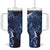New Zealand Gecko Maori Art Tattoo Tumbler With Handle Matariki Mode