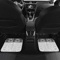 Samoan Traditional Art Tattoos Car Mats Tatau Tribal Motifs with Ula Nifo White - Polynesian Pride