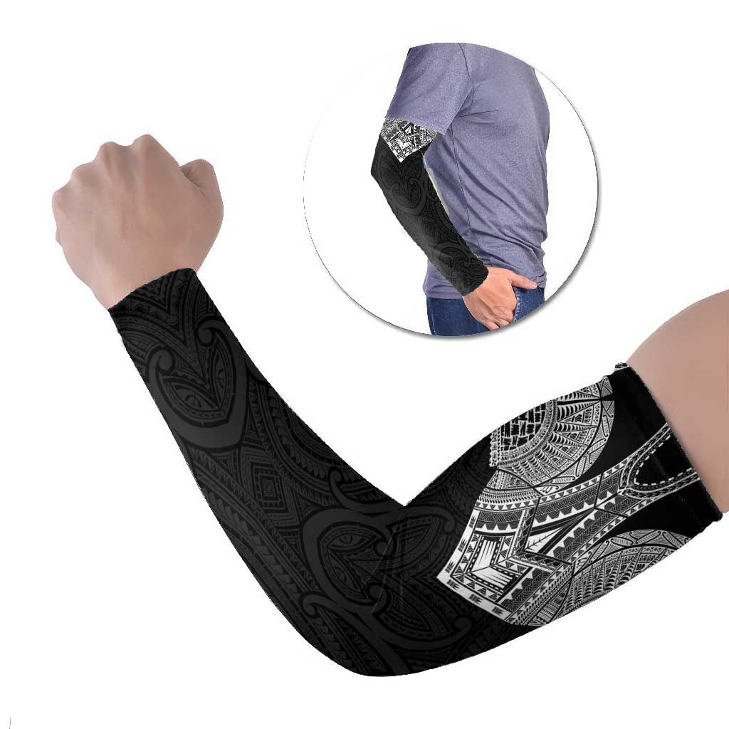 Samoan Traditional Art Tattoos Arm Sleeves Tatau Roman Reigns Black Color - Polynesian Pride