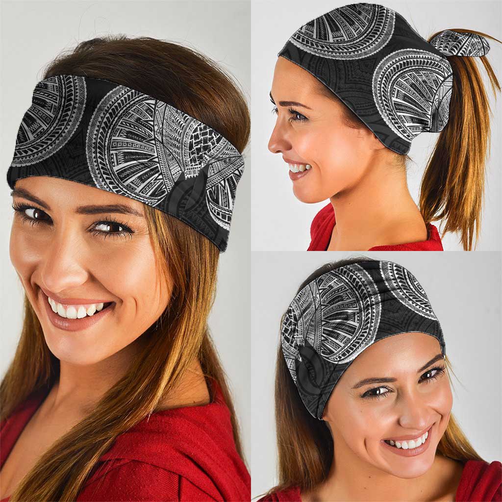 Samoan Traditional Art Tattoos Neck Gaiter Tatau Roman Reigns Black Color - Polynesian Pride