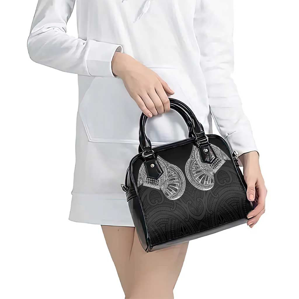 Samoan Traditional Art Tattoos Shoulder Handbag Tatau Roman Reigns Black Color - Polynesian Pride