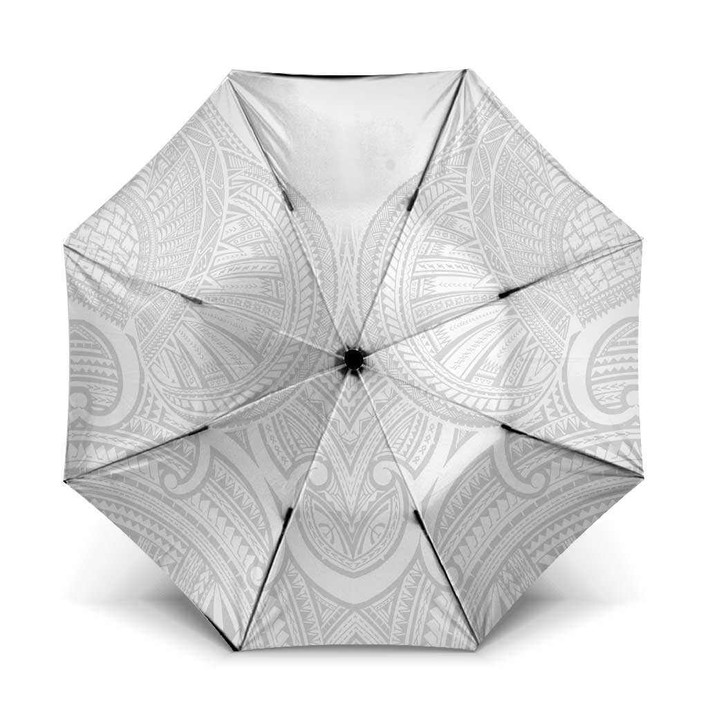 Samoan Traditional Art Tattoos Umbrella Tatau Roman Reigns White Color - Polynesian Pride