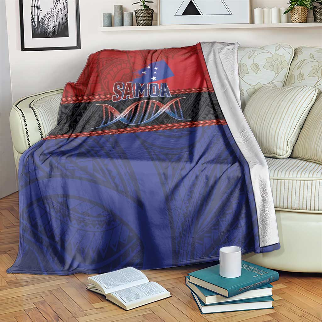Samoan DNA-Proud of Samoa Blanket Polynesian Patterns - Polynesian Pride