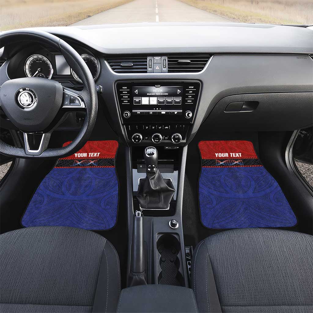 Personalised Samoan DNA-Proud of Samoa Car Mats Polynesian Patterns - Polynesian Pride