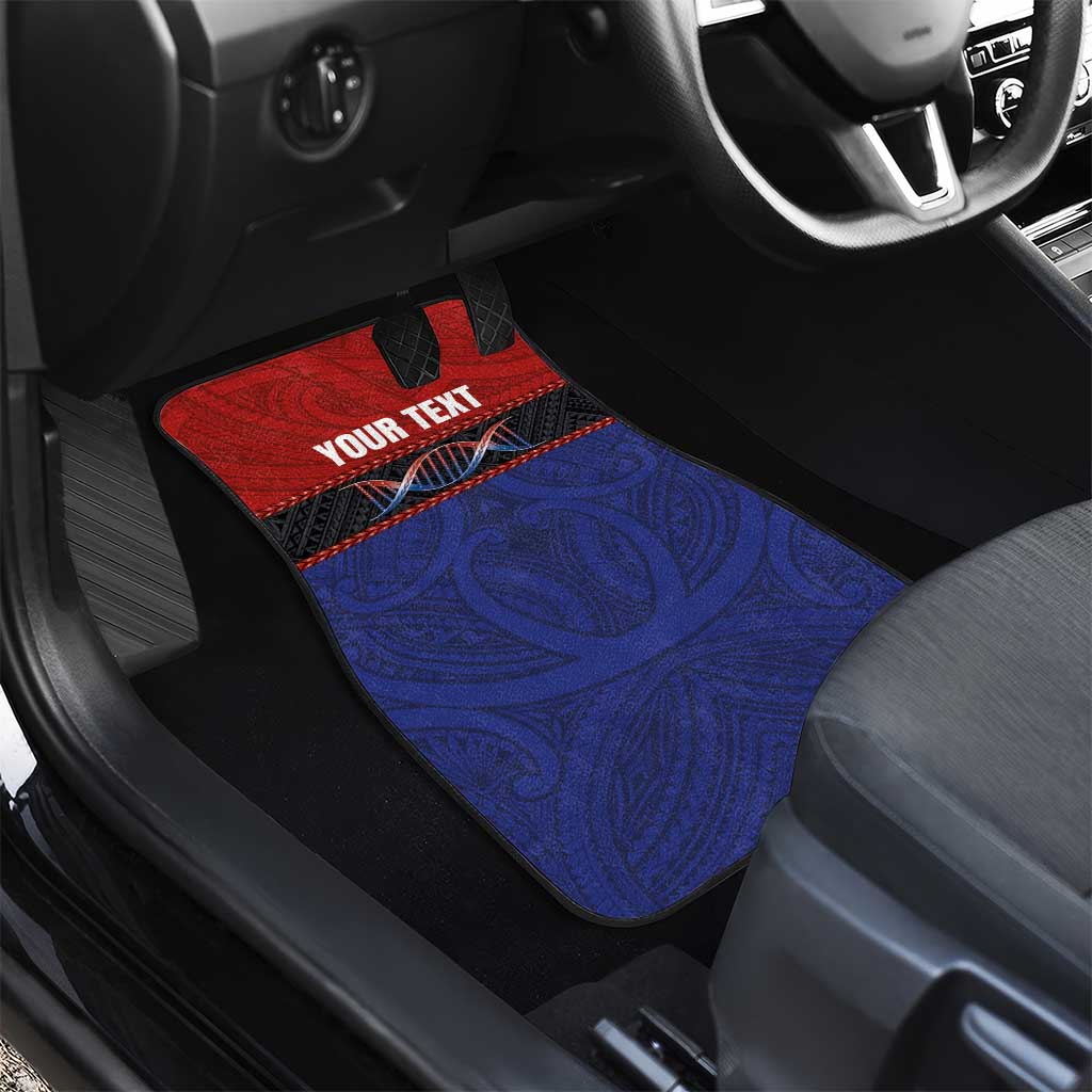 Personalised Samoan DNA-Proud of Samoa Car Mats Polynesian Patterns - Polynesian Pride