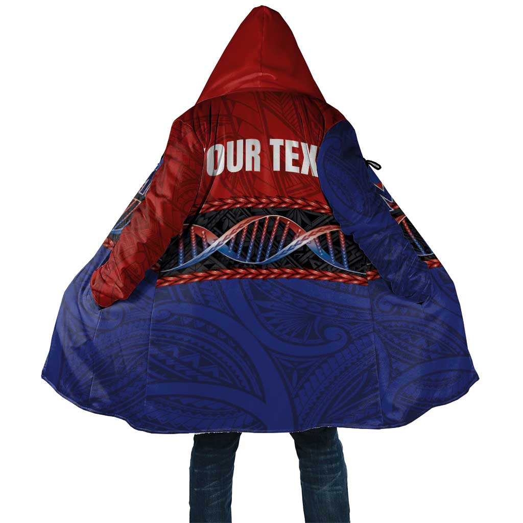 Personalised Samoan DNA-Proud of Samoa Cloak Polynesian Patterns - Polynesian Pride