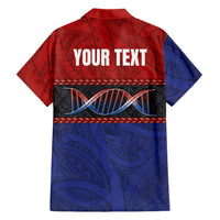 Personalised Samoan DNA-Proud of Samoa Family Matching Mermaid Dress and Hawaiian Shirt Polynesian Patterns - Polynesian Pride
