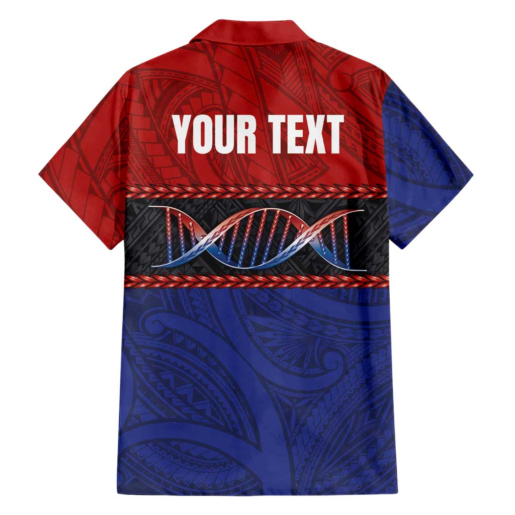 Personalised Samoan DNA-Proud of Samoa Family Matching Tank Maxi Dress and Hawaiian Shirt Polynesian Patterns LT03 - Polynesian Pride