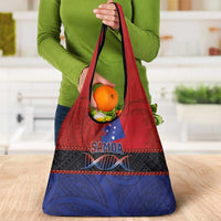 Samoan DNA-Proud of Samoa Grocery Bag Polynesian Patterns - Polynesian Pride