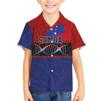 Personalised Samoan DNA-Proud of Samoa Hawaiian Shirt Polynesian Patterns - Polynesian Pride