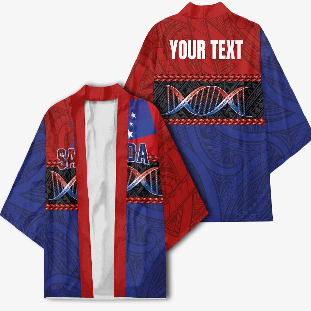 Personalised Samoan DNA-Proud of Samoa Kimono Polynesian Patterns LT03 - Polynesian Pride