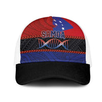 Samoan DNA-Proud of Samoa Mesh Trucker Cap Polynesian Patterns - Polynesian Pride
