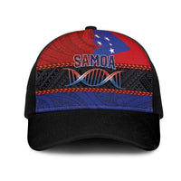 Samoan DNA-Proud of Samoa Mesh Trucker Cap Polynesian Patterns - Polynesian Pride