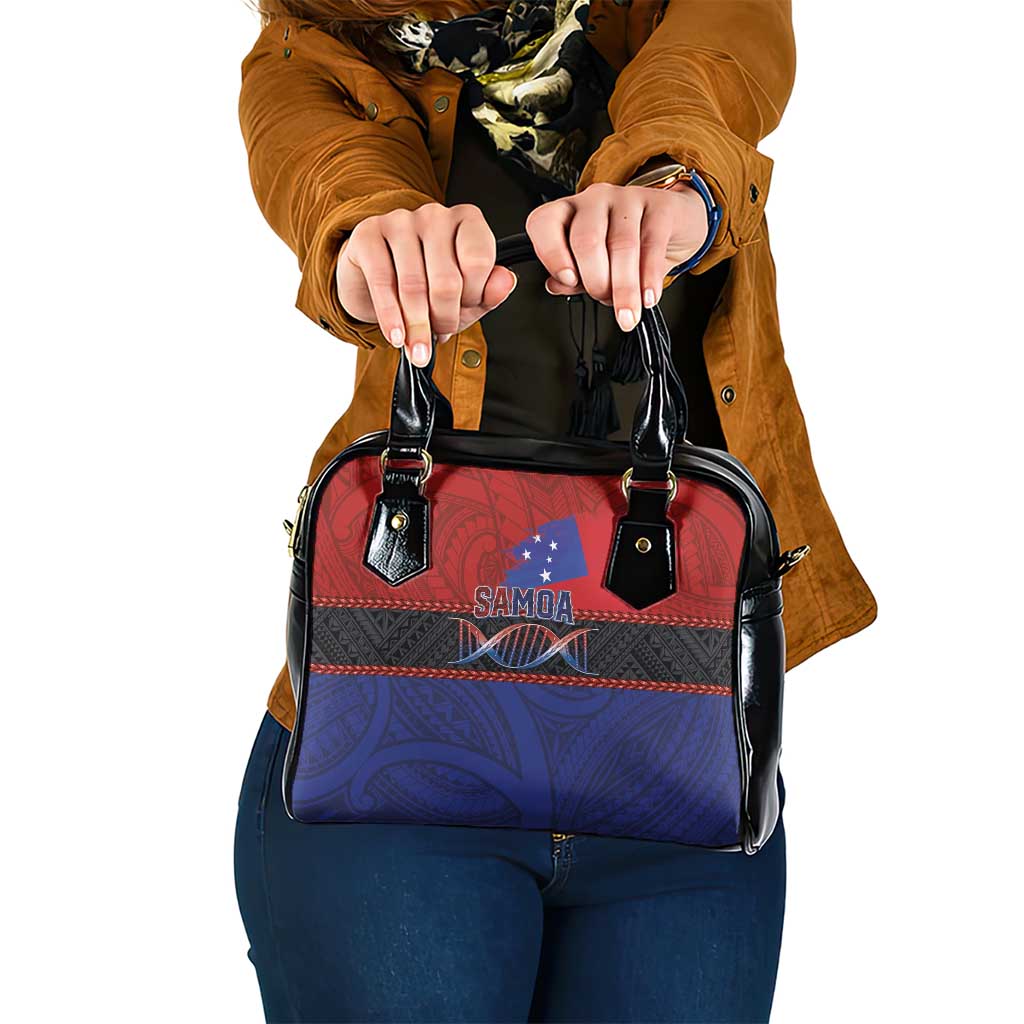 Samoan DNA-Proud of Samoa Shoulder Handbag Polynesian Patterns - Polynesian Pride