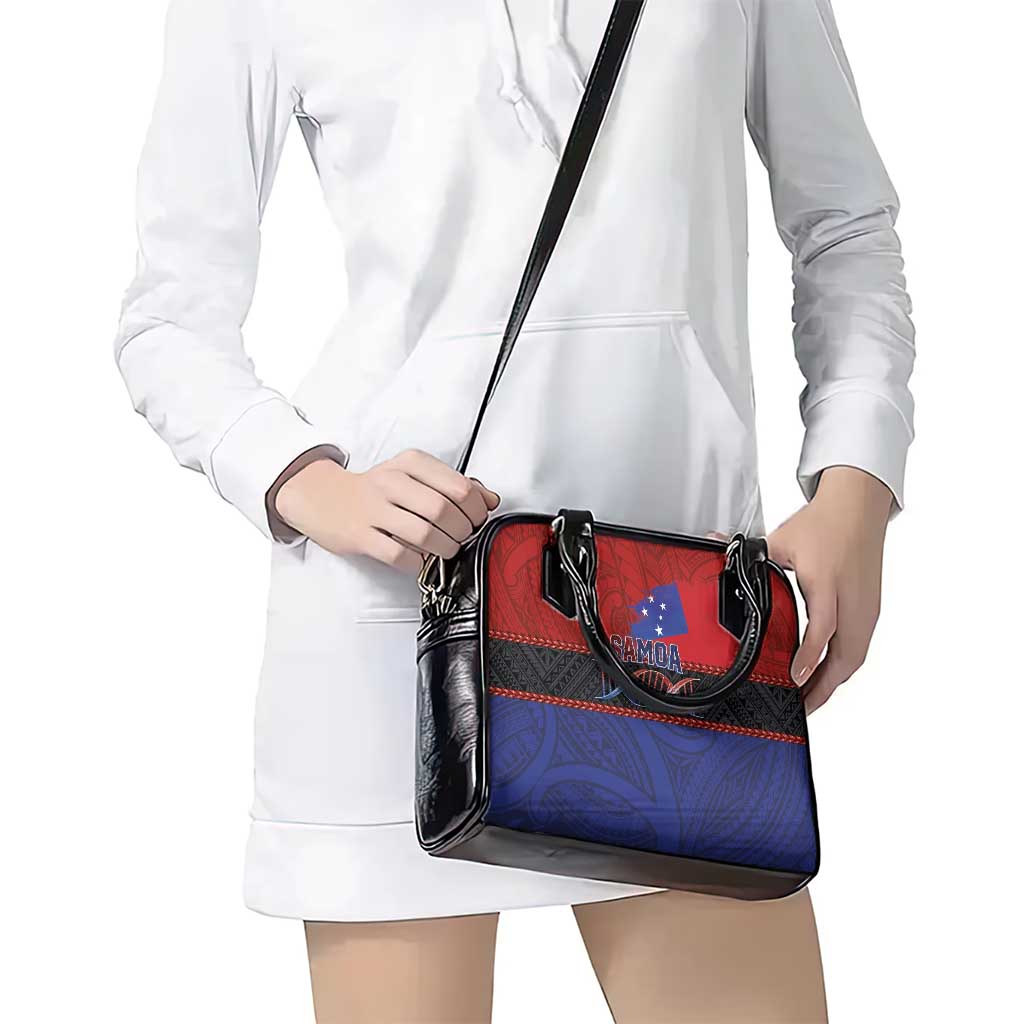 Samoan DNA-Proud of Samoa Shoulder Handbag Polynesian Patterns - Polynesian Pride
