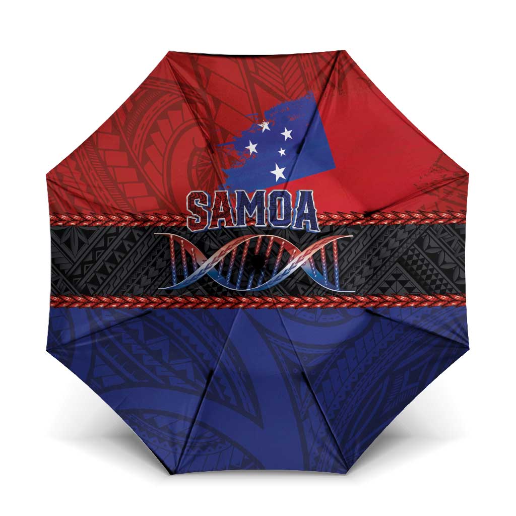 Samoan DNA-Proud of Samoa Umbrella Polynesian Patterns LT03 One Size Folded 11.42 inch Opened Diameter 37.4 inch Multicolor - Polynesian Pride