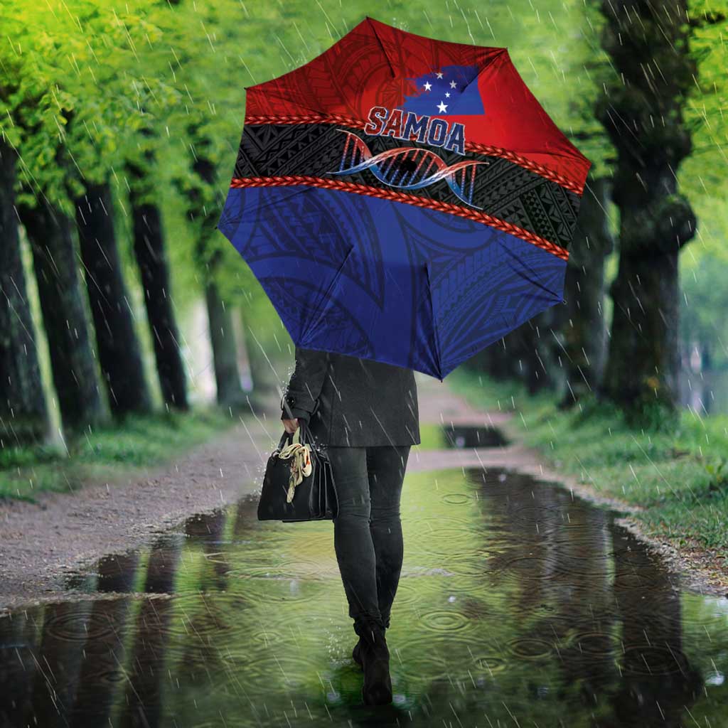 Samoan DNA-Proud of Samoa Umbrella Polynesian Patterns - Polynesian Pride
